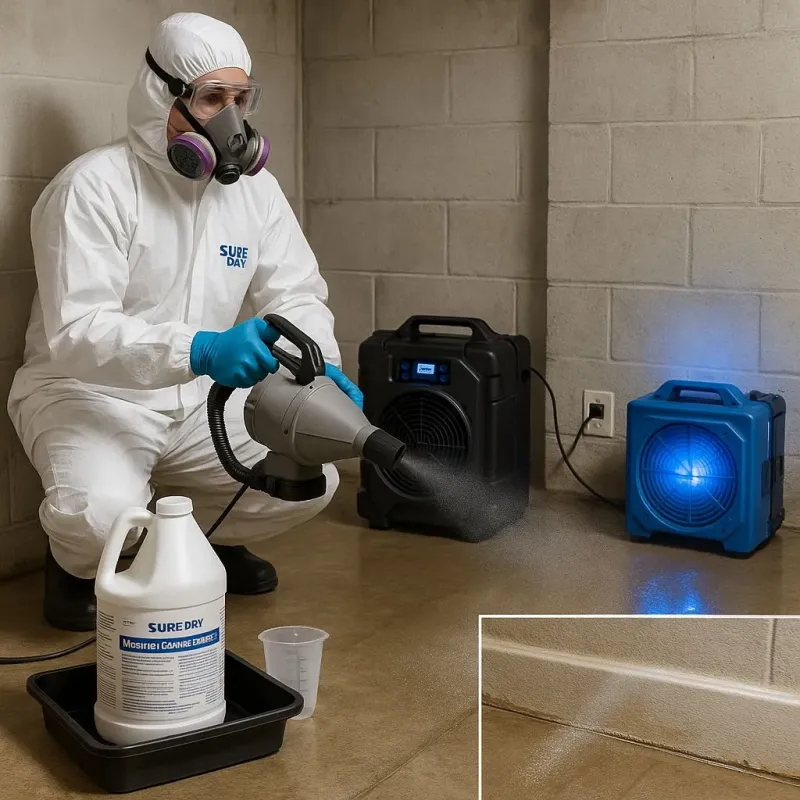 Sanitization and Odor Removal process in Bear Creek, AL